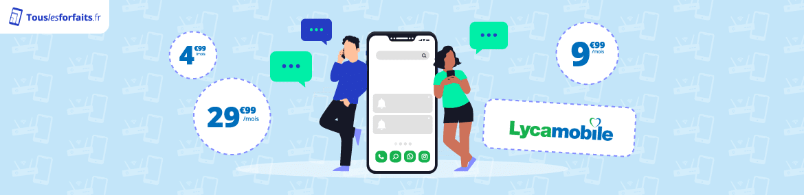 Forfaits de téléphone Lycamobile