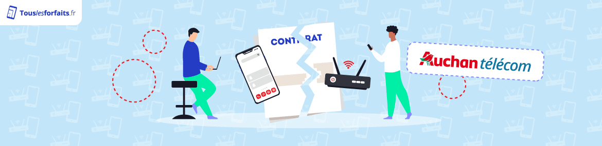 Resiliation forfait Auchan telecom