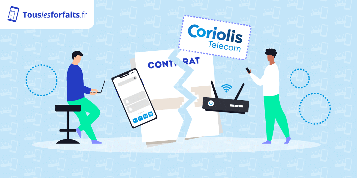 Resiliation forfait mobile et box Coriolis telecom