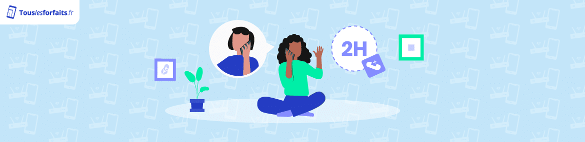 Forfait téléphone 2 heures