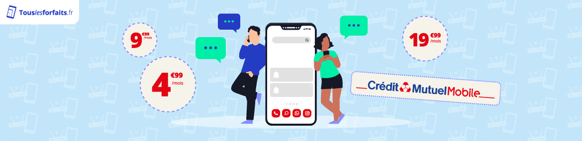 Forfait telephone Crédit Mutuel Mobile