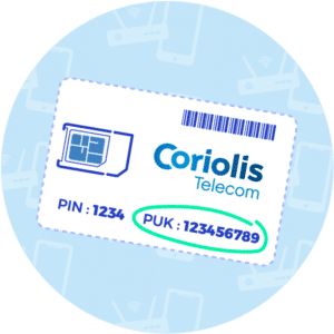 Code PUK Coriolis Telecom