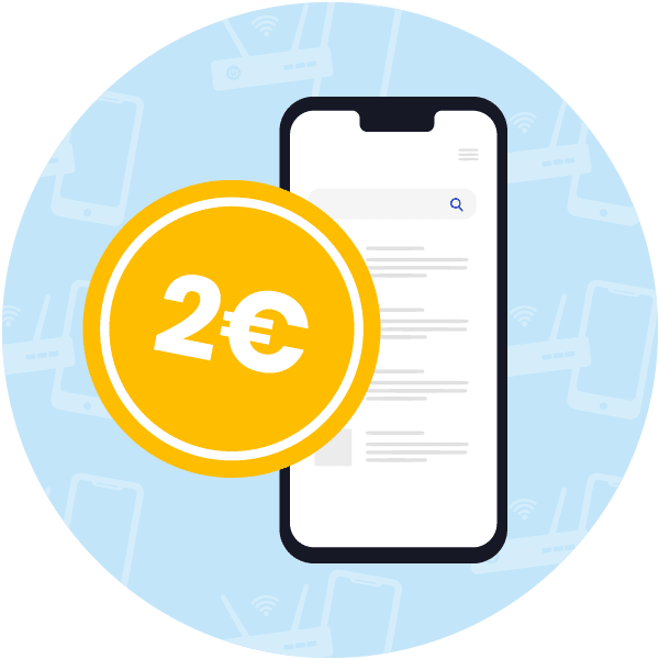 Forfait mobile 2 euros