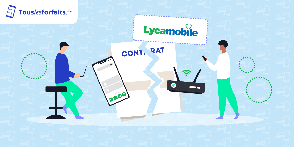 Résiliation forfait mobile Lycamobile