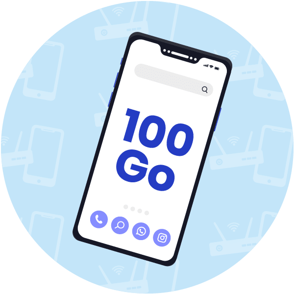 Forfait mobile 100 Go