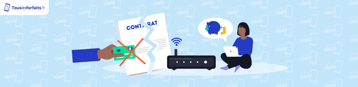 Cout résiliation d'un abonnement internet