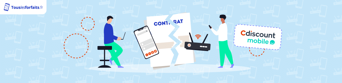 Résiliation forfait mobile Cdiscount