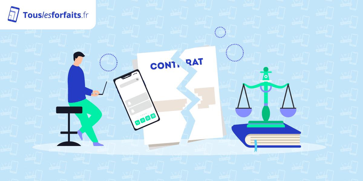 Résiliation forfait mobile avec la loi Chatel