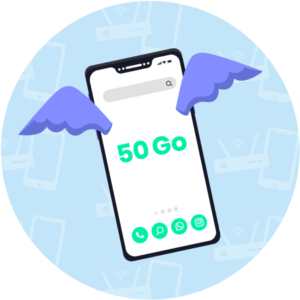 Forfait mobile 50 Go