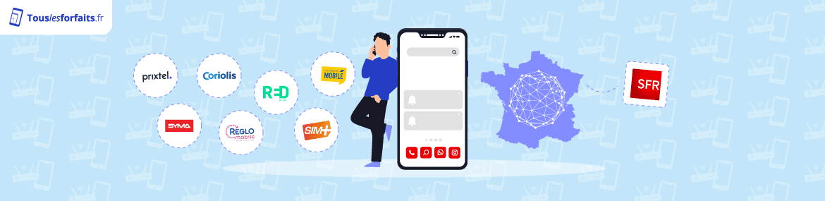 Forfait mobile avec le réseau SFR