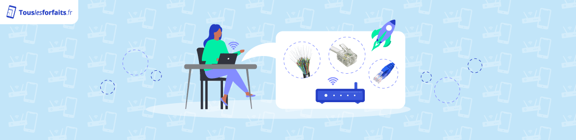 Différencier la fibre, l'ADSL et la connexion par cable