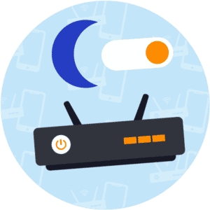 Mettre en veille une box internet