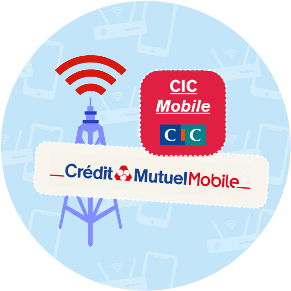 Couverture réseau 4G et 5G de CIC et Crédit Mutuel Mobile