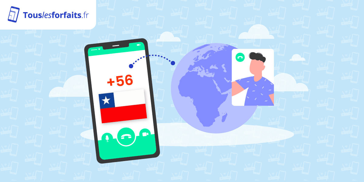 L'indicatif pour appeler le Chili depuis la France