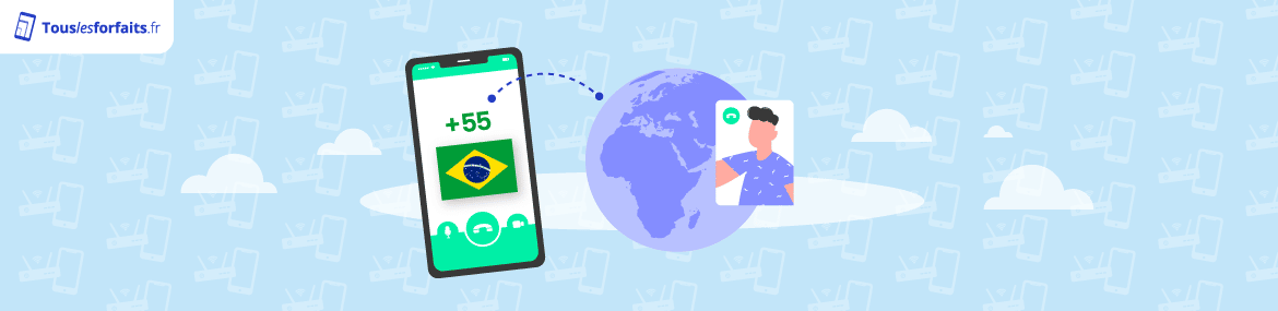 Appeler le Brésil avec un forfait mobile