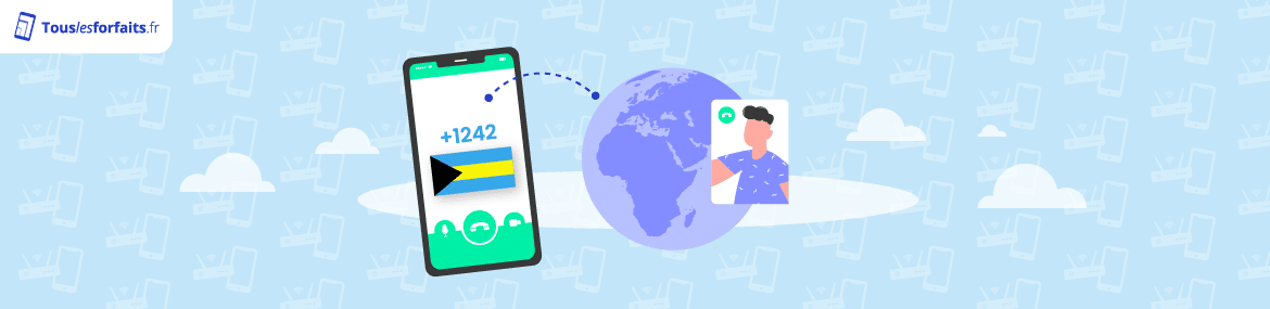 Indicatif et offres mobiles et internet pour appeler les Bahamas