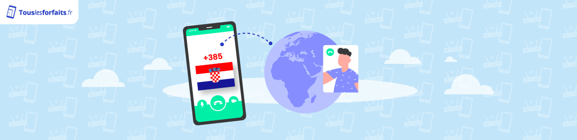 Forfait mobile pour appeler vers la Croatie