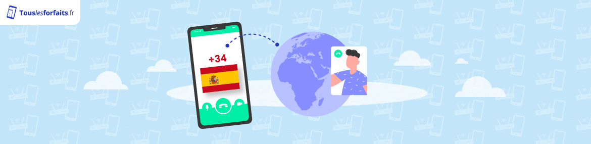Forfait mobile et box internet pour appeler vers l'Espagne