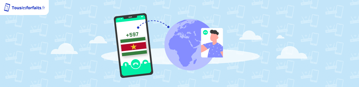Appeler vers le Suriname avec son indicatif
