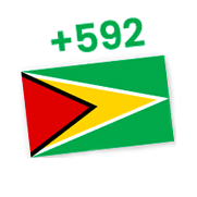 Indicatif pour appeler vers le Guyana
