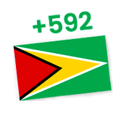 Indicatif pour appeler vers le Guyana