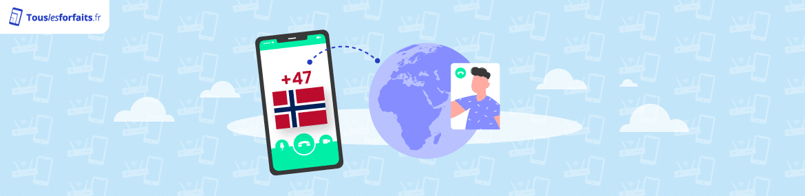 Appeler vers la Norvège depuis la France