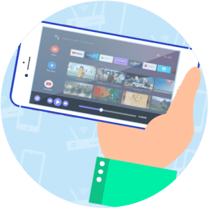 Regarder la TV sur un téléphone