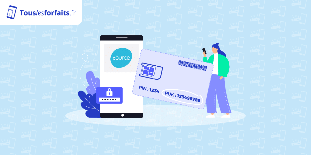 Récupérer code PUK Source mobile pour débloquer carte SIM