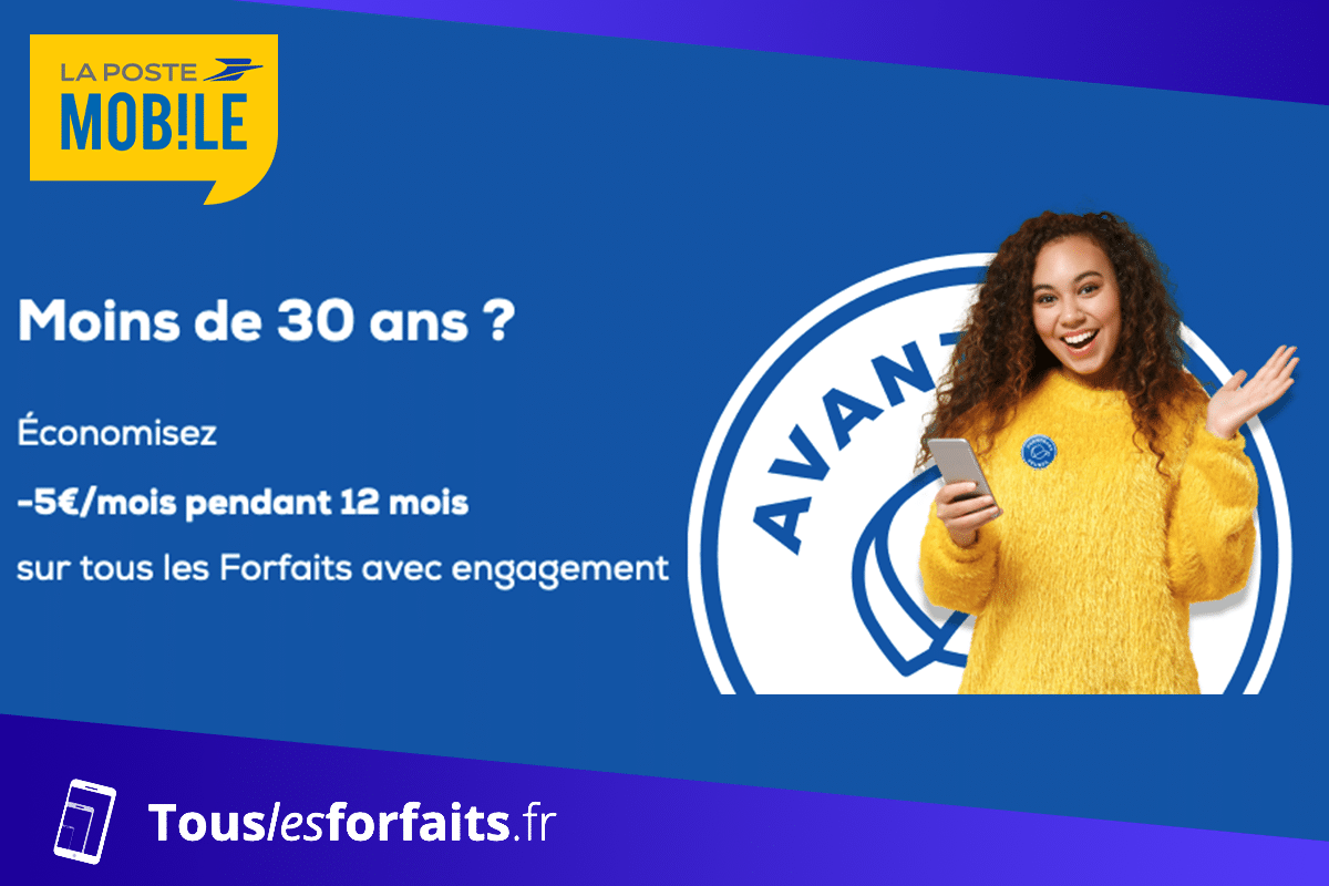 Forfaits La Poste Mobile avantages jeunes