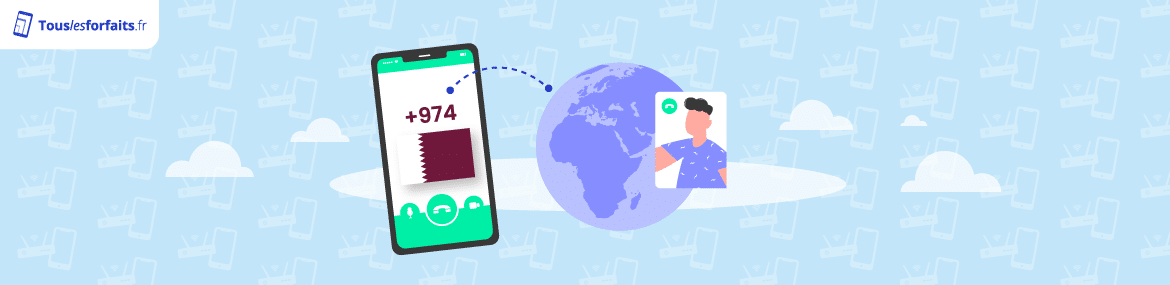 L'indicatif téléphonique pour appeler le Qatar