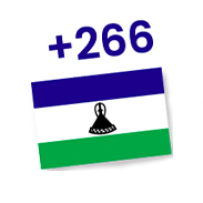 L'indicatif téléphonique du Lesotho