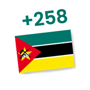 L'indicatif téléphonique du Mozambique