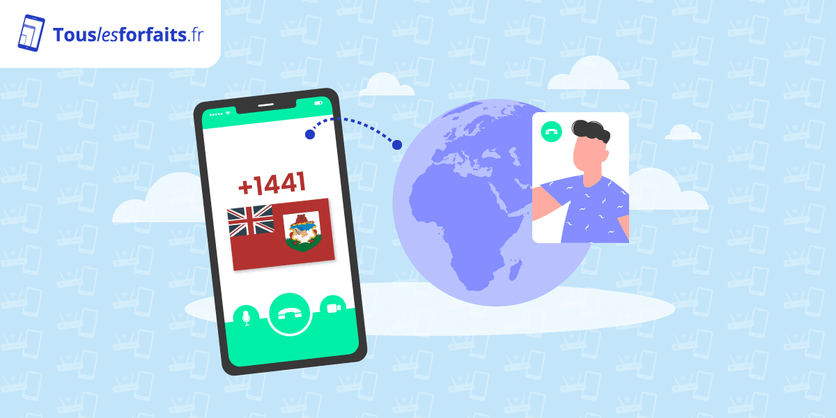 Toutes les offres mobiles pour appeler les Bermudes
