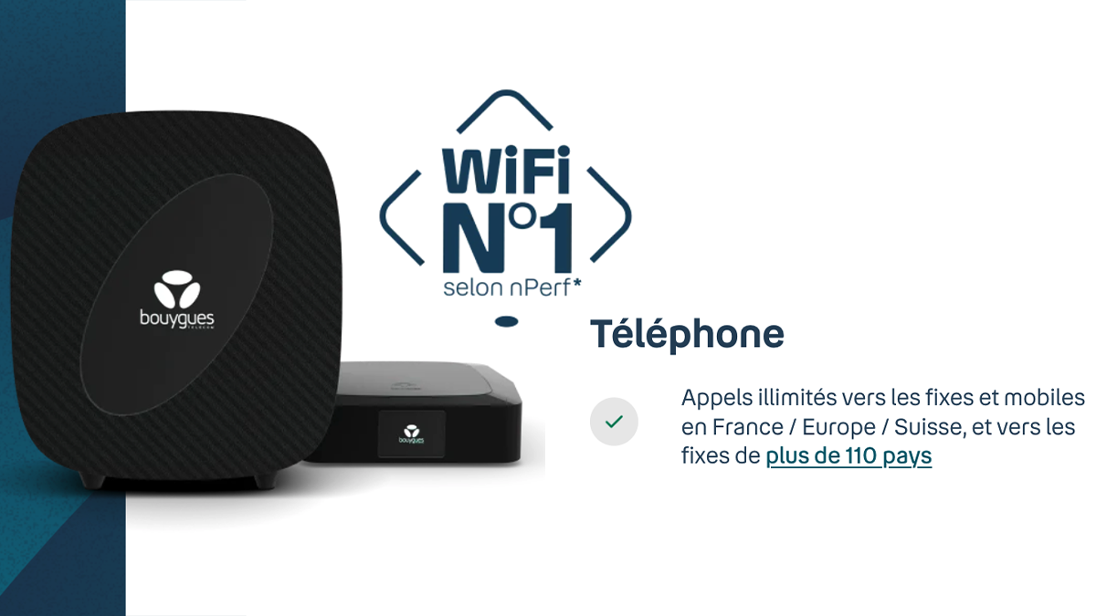 Appels dans la Bbox ultym WiFi 7 Bbox ultym WiFi 7 téléphonie