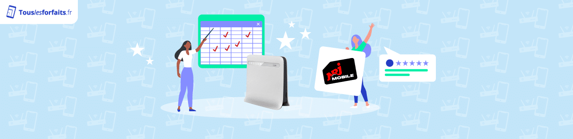 Test de la box internet 4G de NRJ Mobile