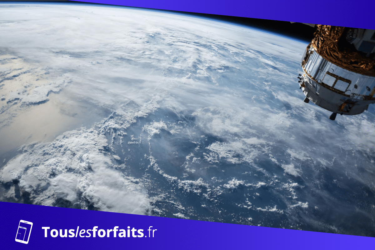 Message par satellite Google