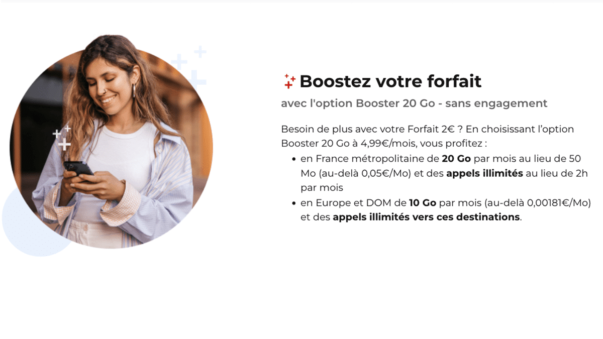 Booster Free forfait 2€
