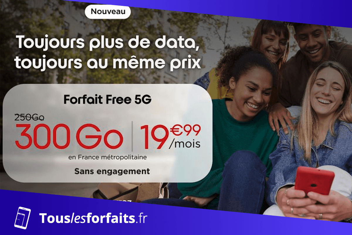 Forfait mobile 5G Free