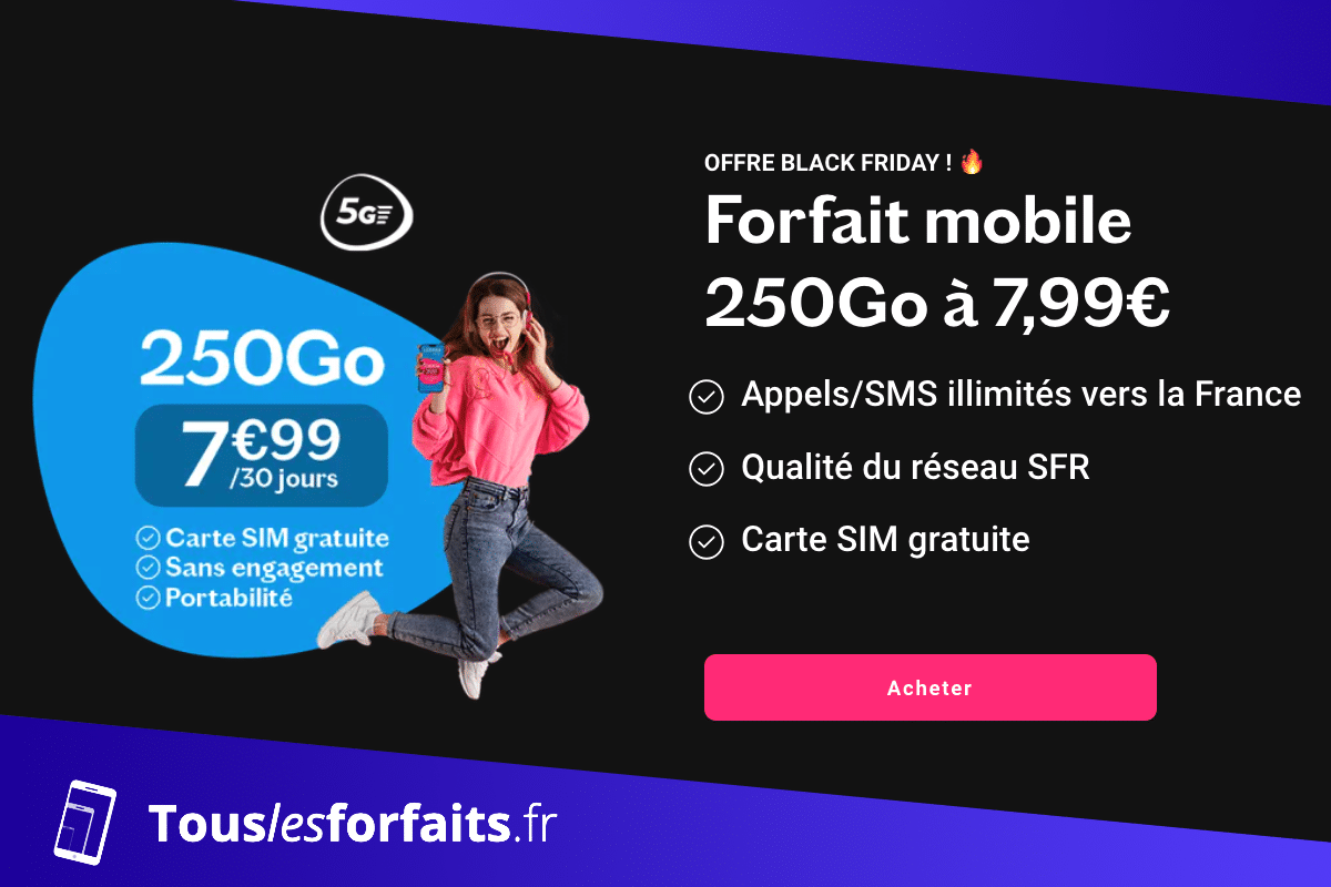 Forfaits mobiles Black Friday