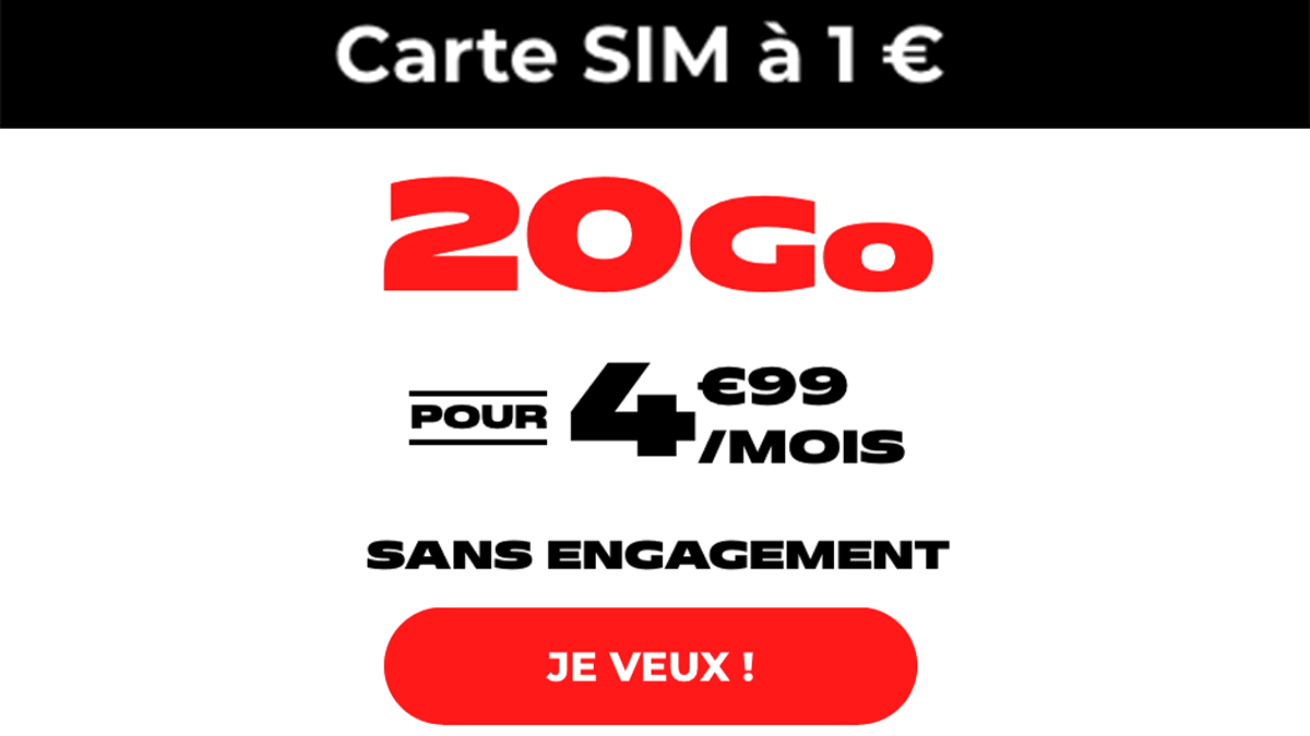 Réseau 4G NRJ NRJ Mobile forfait de Noël