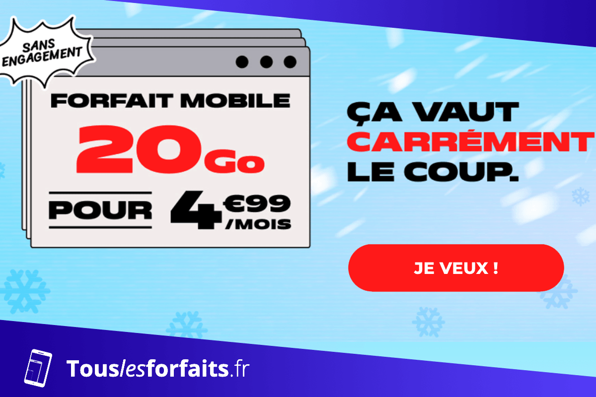 Forfait mobile de Noël NRJ