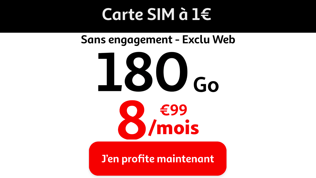 Sans engagement Auchan télécom forfait sans engagement