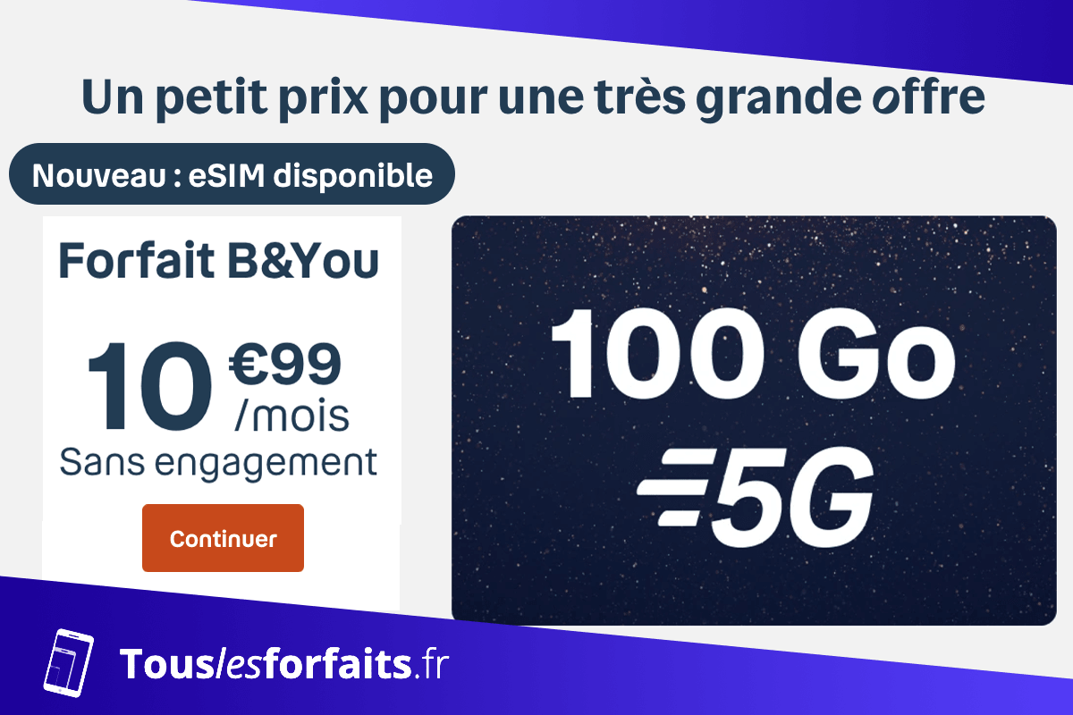 Forfait 100 Go BYOU