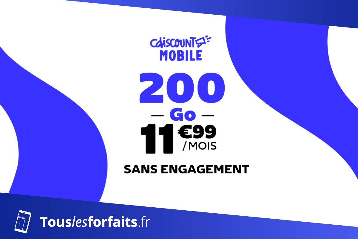 Forfait mobile Cdiscount Mobile