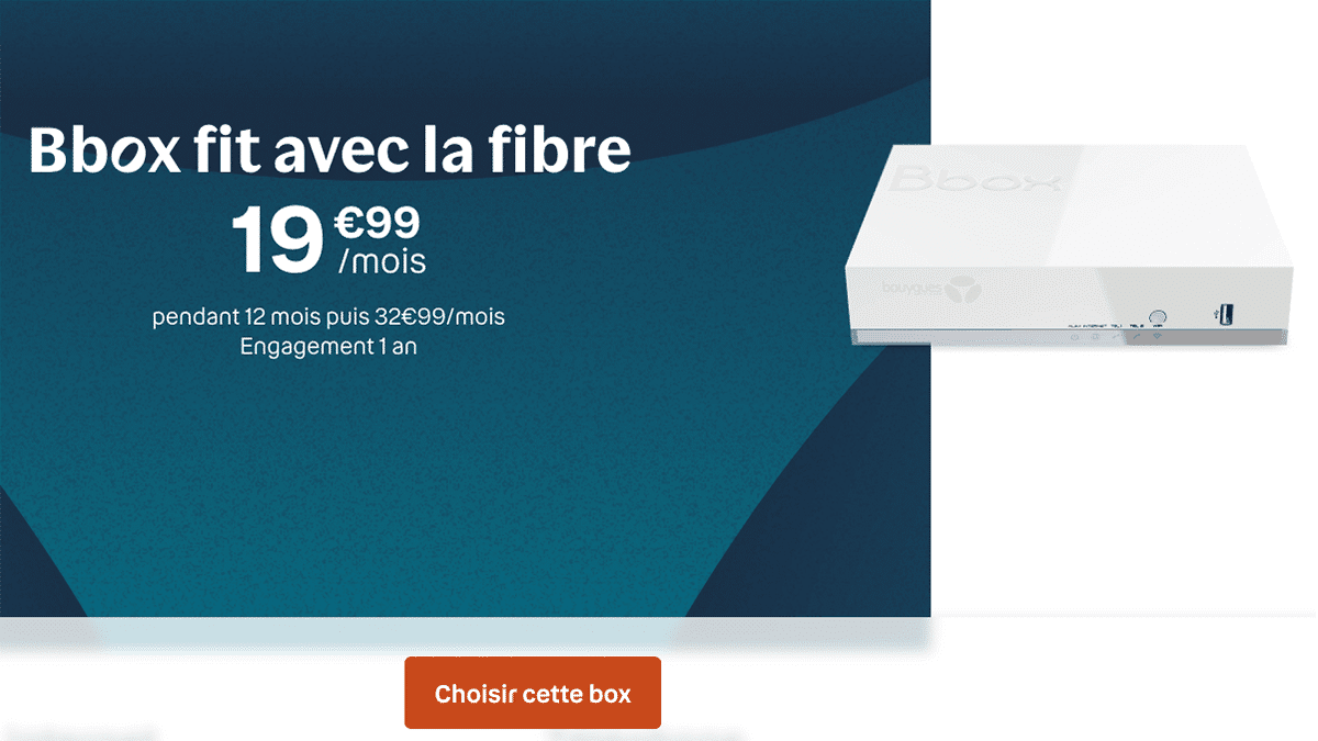 Moins de 20€/mois pour le WiFi numéro 1 : voici la box internet Bbox fit