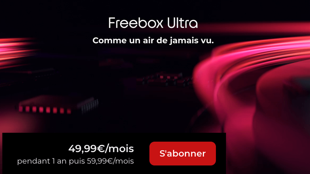 Sans engagement Freebox Ultra box internet