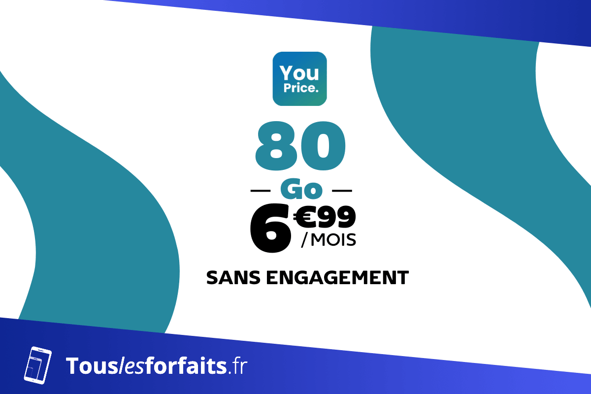 Forfait mobile réseau Orange YouPrice