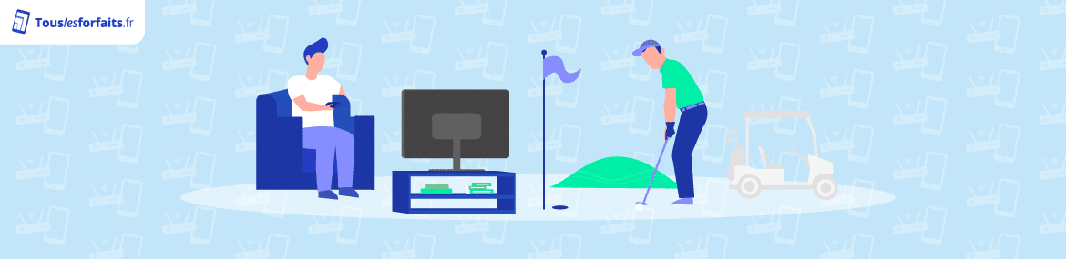 Regarder le golf à la TV