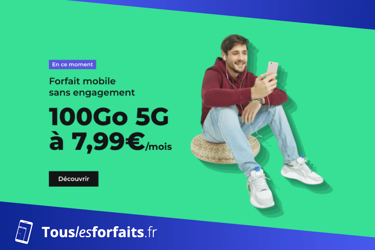 Forfait mobile avec 100 Go de data