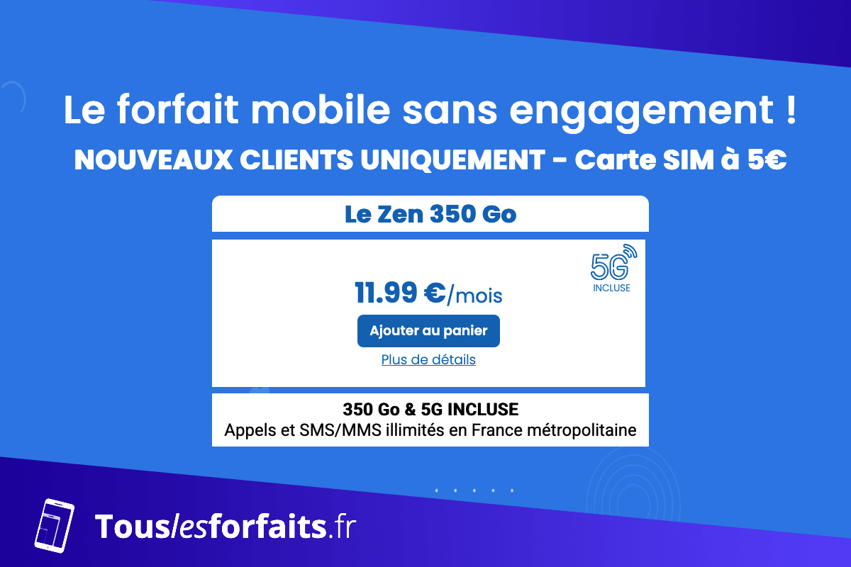 Réseau mobile 5G YouPrice Le Zen